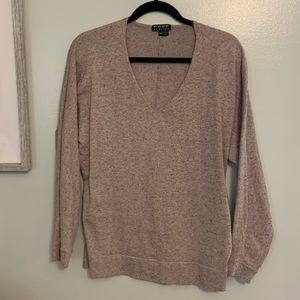 POOF V NECK SWEATER SZ MED